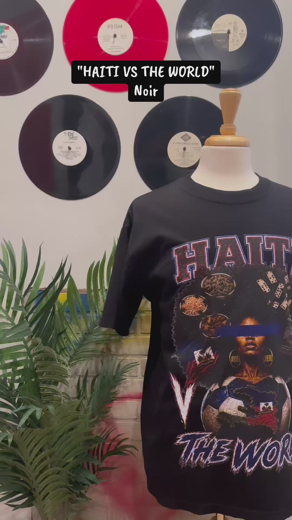 HAITI VS THE WORLD™ Premium Heavyweight Oversized Boxy Graphic Tee